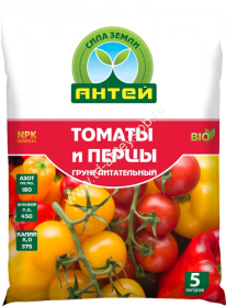Грунт для Томатов и перца 5 л цветной пакет АНТЕЙ уп.8