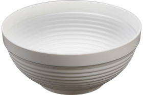 Миска Парма, D 34, 9,0 л, белый цветочный горшок