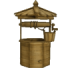 Деревянная цветочница Колодец,115х57х55