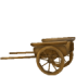 Телега деревянная №2,150х60х62 см