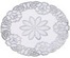 Салфетка Grace Лейс БЕЛЫЙ ПЕРЛАМУТР круг 38*38см LO-1009PU 109333 1/12/600, шт