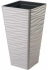FP 3960 Кашпо "SAHARA DUNES SLIM square" 2 в 1 беж (051) (с технол-м горшком)