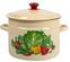 Кастрюля эм. цилиндр.  8,0л  с/д слоновый 41804-202/6сл  1/2 41804-202/6сл, шт