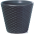 DBR350-S433 Кашпо pot RATO - ANTHRACITE+ IWKO325 Диаметр: 34,8 смВысота: 32,4 смОбъем: 19 л