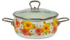 Кастрюля эм. "Fernanda"  3,0л. ( сфер.) 1SC185S (СТАЛЬЭМАЛЬ) 1/4, шт