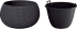 DKSP290-S433 Кашпо SPLOFY BOWL - anthracite, Диаметр: 29 смВысота: 19,5 смОбъем: 3,9 л
