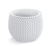 DKSP290-S449 Кашпо SPLOFY BOWL белый ,Диаметр: 29 смВысота: 19,5 смОбъем: 3,9 л