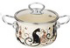 КАСТРЮЛЯ ЭМ. "ПАРИЖСКИЕ КОТЫ" 2,8Л/20*12СМ СО СТЕКЛ.КРЫШКОЙ 915-152, шт
