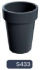 DLOFS200-S433 Кашпо Lofly Slim - antracyt (d -19,6, h - 25,9, v - 4,8)