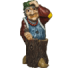 Фигура Баба Яга с бусами,58х25х26