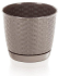DRLO190-7529U Кашпо RATOLLA round - mocca (d - 19, h -16,5, v - 2,8)