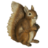 Фигура Белка с шишкой,21х16х10