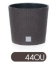 DRTUS250L-440U Кашпо por RATO ROUND - UMBER , Диаметр: 25 смВысота: 22,4 смОбъем: 8,7 л