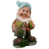 Фигура Гномик с мешком кукурузы,21х36 см