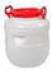 Бочка 50л круглая (белая) 10193059, шт
