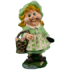 Фигура Девочка с корзинкой в руке,20х33 см