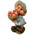 Фигура Девочка с корзиной грибов,19х32 см