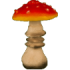 Фигура Мухомор маленький,20х14 см