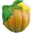 Фигура Тыква  с цветами,32х34