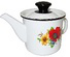 Чайник эм. цилиндр. 1,0л ЭКВАДОР белый 42704-072/4эк   1/10, шт