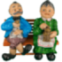 Фигура Дедушка с бабушкой,65х75 см