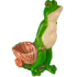 Садовое кашпо Лягушка с ракушкой,50х31 см